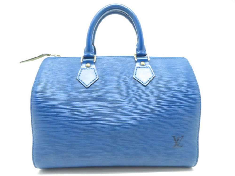 LOUIS VUITTON Speedy Epi Toledo Blue